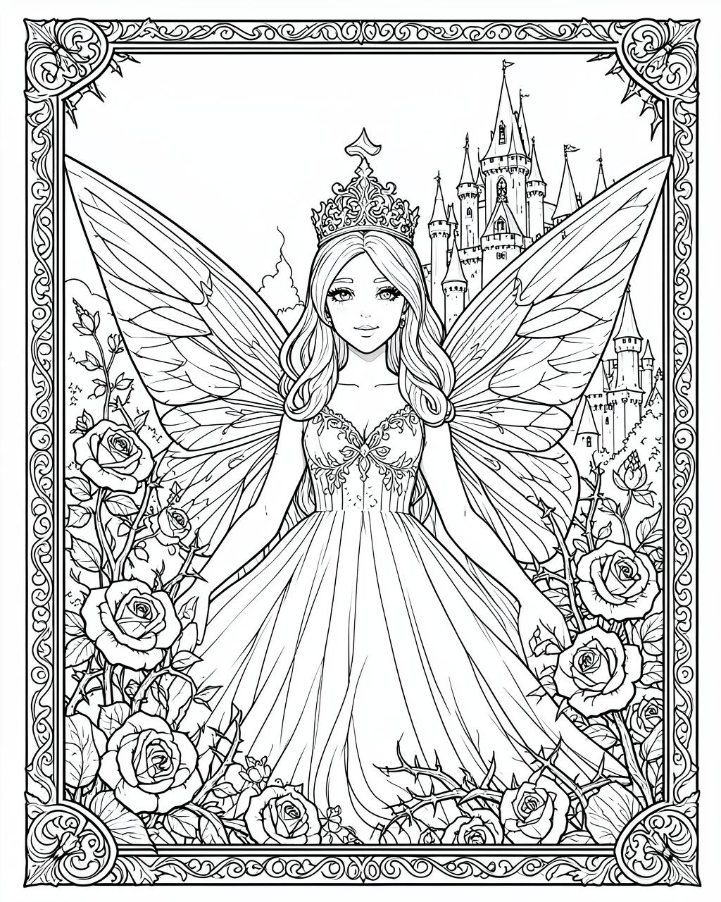 Fairies of the Starlit Court — Colouring Books by KT Starling