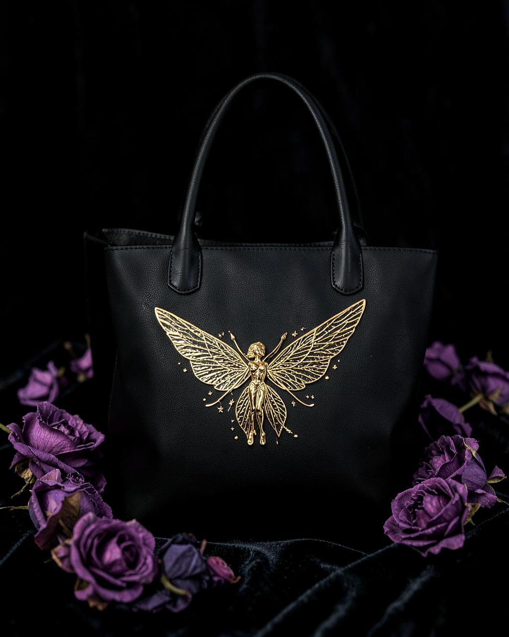 Golden Fairy Tote — Merch & Gifts — Fantasy Romance & Magical by KT Starling